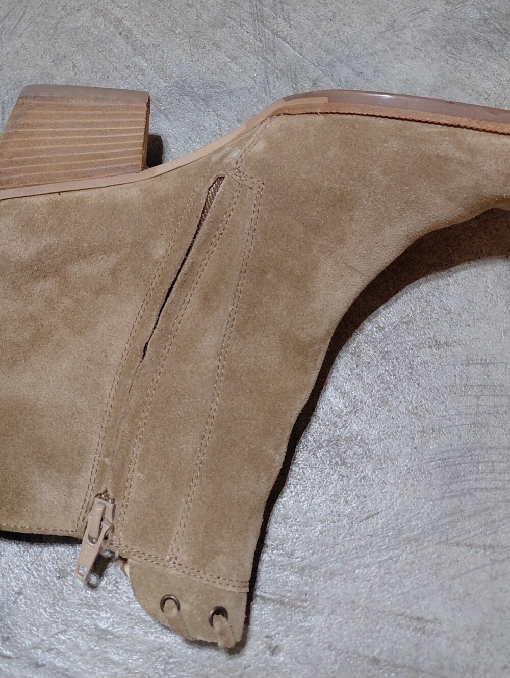 PAUL GREEN Women's Tan Suede Ankle Boot with Side Tassel  Size 5 - Picture 4 of 7